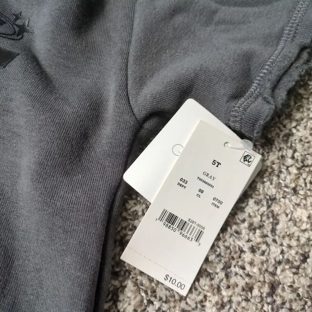 Grayson Mini Short Sleeve Sweatshirt Hoodie - Kids 18M Gray Fast Lane Rally Car